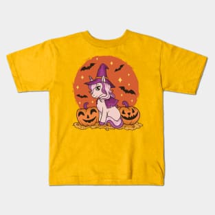 Halloween unicorn Kids T-Shirt